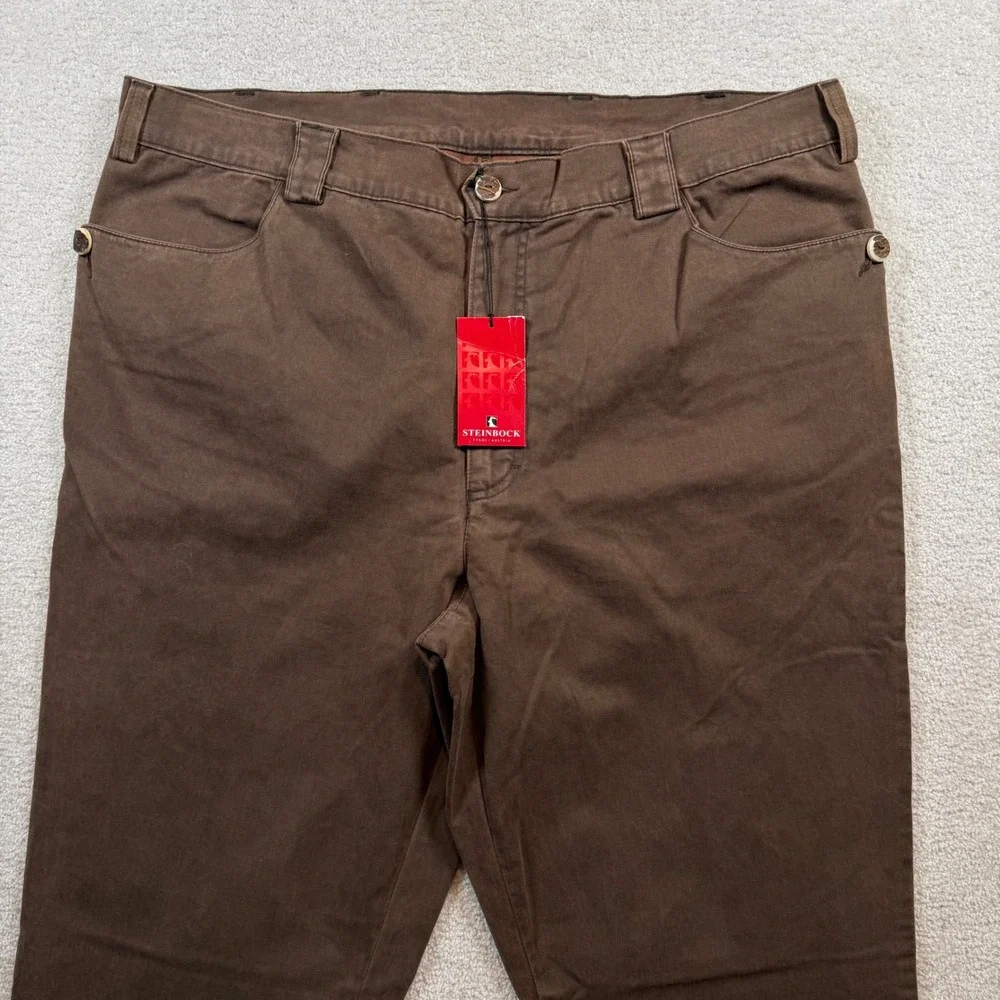 NEW Steinbock Tyrol Austria Clemens Washed Brown Trousers Mens EU60 US50cm (38